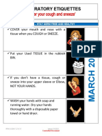 COVID-19 (Corona Virus) - Respiratory Etiquettes (Cough and Sneeze)