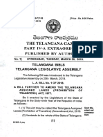 Bill No.1 of 2018 - Gazette Telangana