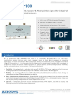Ruggedair100: Wifi Access Point, Client, Repeater & Mesh Point Designed For Industrial Applications in Harsh Environments