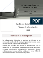 6.09 Técnicas de Investigación