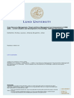 Crew Resource Management, Threat and Error Management and Assessment of CRM Skills - Current Situation and Development of Knowledge, Methods and Practice