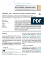 Comparative study of ultrasound assisted water and surfactant flooding