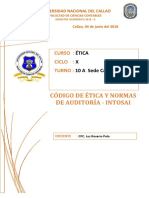 Código de Ética y Normas de Auditoría INTOSAI