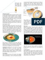 Layers of The Earth