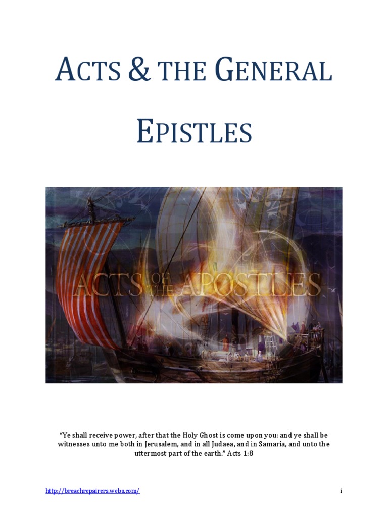 Acts & Epistles Study Guide | PDF | Paul The Apostle | Acts Of The Apostles