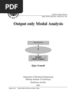 Output Only Modal Analysis