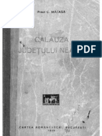 C. Matasa - Calauza Judetului Neamt (1929)