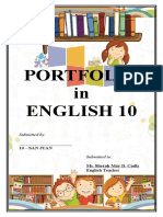 English Portfolio and List of Task