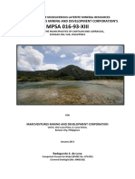 MMDC - Mineral Resource Update As of Dec 2012 - R. de Luna, Jan 2013