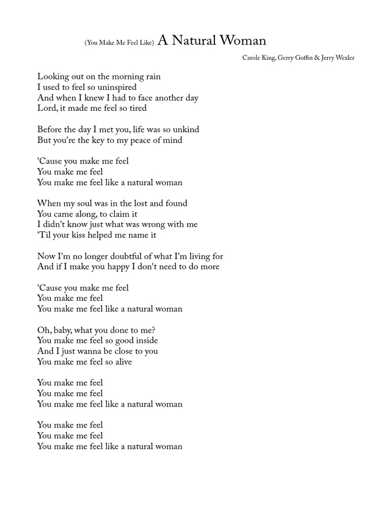 A Natural Woman: (You Make Me Feel Like) Carole King, Gerry Go N ...