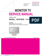 LCD Monitor TV: Service Manual