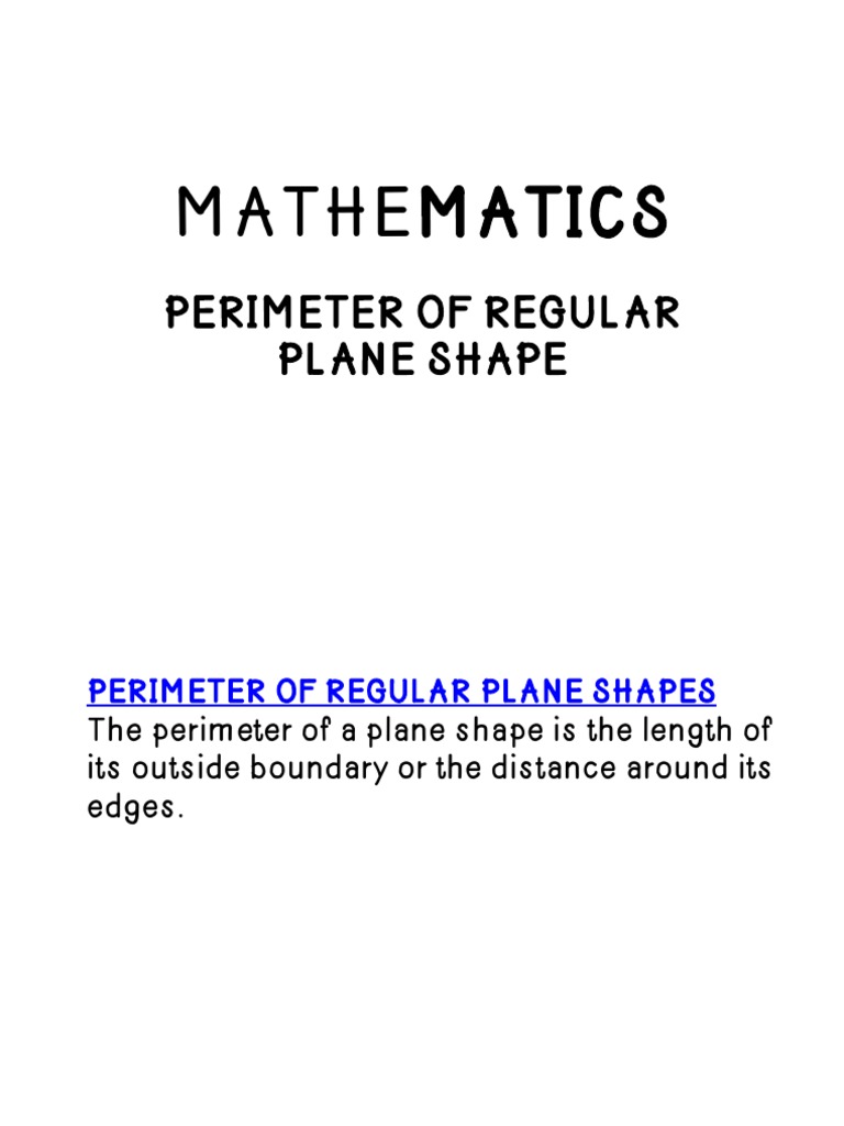 MATHEMATICS-WPS Office Perimeter Year 7 | PDF