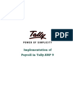 36951318 Implementation of Payroll in TallyERP 9