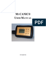 MyCANIC User Manual