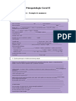 Aula 5 - PGII - Complemento - Modelo de Anamnese para Verificar Psicopatologia