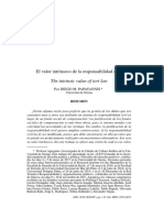 El Valor Intrinseco de La Responsabilida PDF