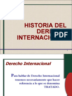HISTORIA  DERECHO INTERNACIONAL