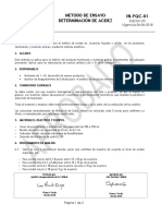 In-Pqc-01 Determinación de Acidez