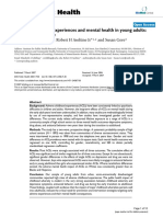 BMC Public Health: Adverse Childhood Experiences and Mental Health in Young Adults: A Longitudinal Survey