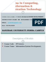 Diploma in Computing, Information & Communication Technology