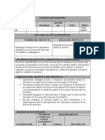 Plantilla Documentacion de Requisitos