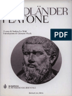 (Il Pensiero Occidentale) Paul Friedländer, A Cura Di Andrea Le Moli - Platone (2004, Bompiani) PDF