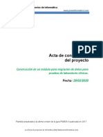 Construcción de Un Módulo para La Migración de Datoa para Pruebas de Laboratorio Clínico (Anderson Bolaños-Hanz Saenz-Edinson Sanchez-Yessica Acosta)