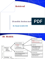 Information Retrieval: IR Models: Boolean Model