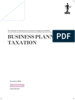 Business Planning Taxation 2020 Study Manual-SAMPLE