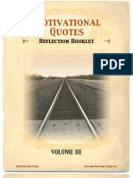 Motivational Quotes Reflection Booklet Volume 3 