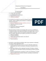 Evaluación Metodología de La Investigación