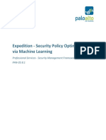 Expedition - Security Policy Optimization Via Machine Learning
