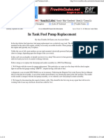 Fuel - in Tank Fuel Pump Replacement PDF