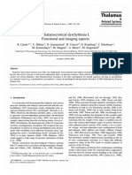 Thalamus &: Thalamocortical Dysrhythmia I. Functional and Imaging Aspects
