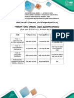 Agenda Cátedra Social Solidaria - Parte 1 PDF