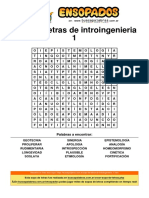 Sopa de letras ingeniería