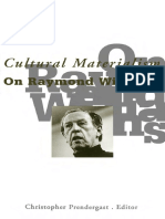 Prendergast Christopher Ed Cultural Materialism On Raymond Williams PDF