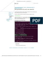 Dar Permisos de Root A Un Usuario. - Comandos Linux ) PDF