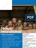 Annonce Postes Vacants PAM Guinée 005