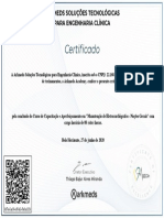 Manutenção de Eletrocardiógrafos Noções Gerais-Certificado 376