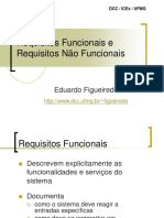 DCC UFMG requisitos funcionais não funcionais