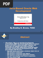 Quick Web Dev Using JDeveloper 10g