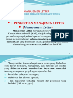 Manajemen Letter