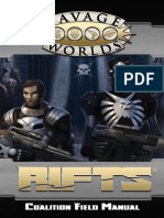 SW RIFTS - Coalition Field Manual PDF