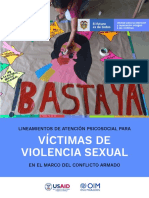 Lineamientos de Atención Psicosocial para Víctimas de Violencia Sexual PDF
