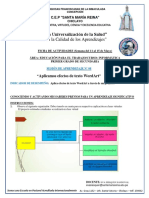 Informática - 1° de Secundaria - 8.1