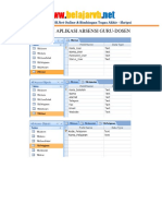 Aplikasi Program Sistem Informasi Absensi Guru Dosen Untuk Tugas Akhir Dan Skripsi