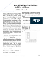 Study On Effect of High Rise Steel Building With Different Masses