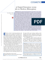 Changing Role of Septal Extension Versus Columellar Grafts in Modern Rhinoplasty