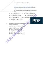 Práctica 6. Solución de Ecuaciones Diferenciales Mediante Series PDF